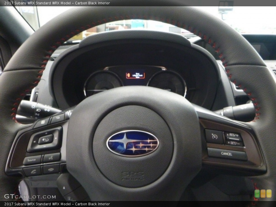 Carbon Black Interior Steering Wheel for the 2017 Subaru WRX  #117087174