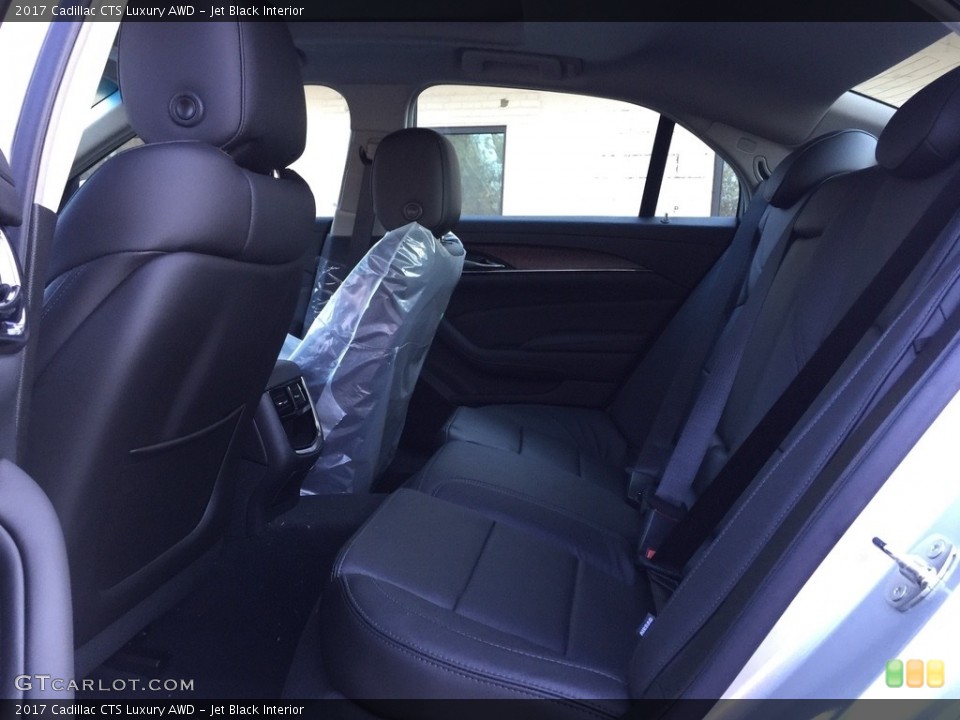 Jet Black Interior Rear Seat for the 2017 Cadillac CTS Luxury AWD #117094945