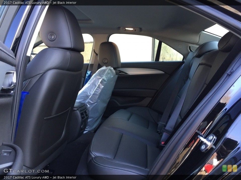Jet Black Interior Rear Seat for the 2017 Cadillac ATS Luxury AWD #117095266