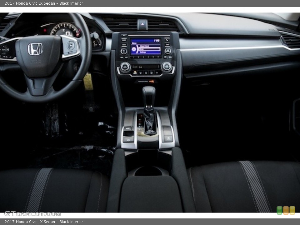 Black Interior Dashboard for the 2017 Honda Civic LX Sedan #117098479