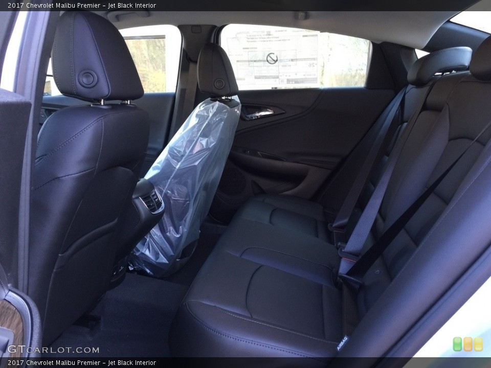Jet Black Interior Rear Seat for the 2017 Chevrolet Malibu Premier #117098983