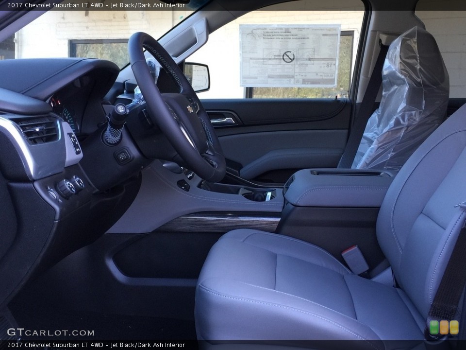 Jet Black/Dark Ash 2017 Chevrolet Suburban Interiors