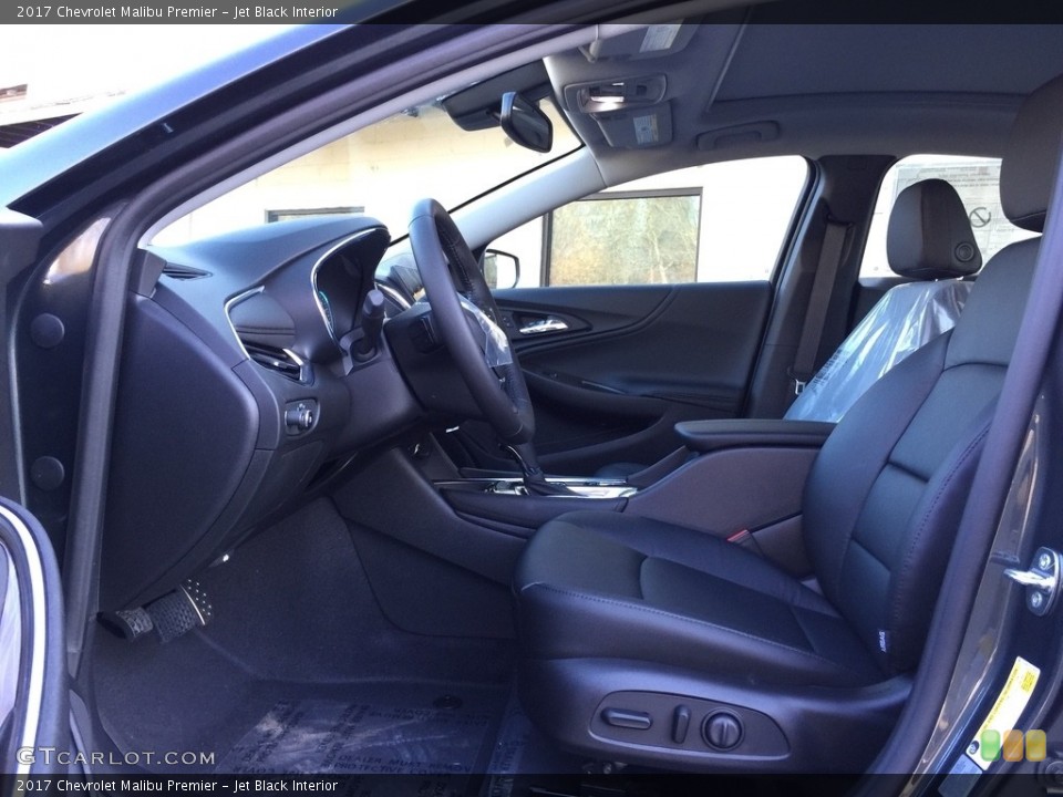 Jet Black Interior Front Seat for the 2017 Chevrolet Malibu Premier #117100900