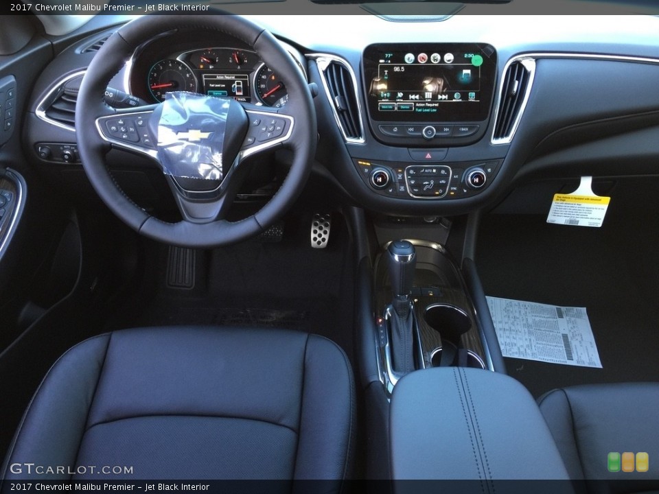 Jet Black Interior Dashboard for the 2017 Chevrolet Malibu Premier #117100993