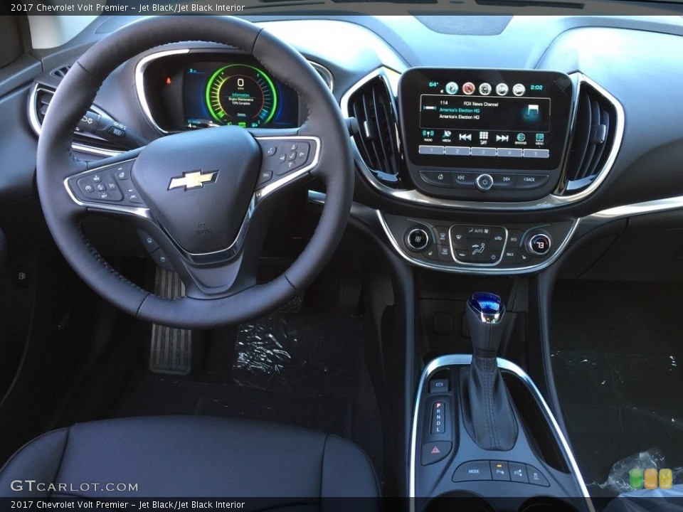 Jet Black/Jet Black Interior Dashboard for the 2017 Chevrolet Volt Premier #117103174