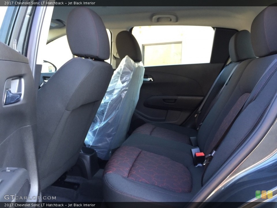 Jet Black Interior Rear Seat for the 2017 Chevrolet Sonic LT Hatchback #117103942