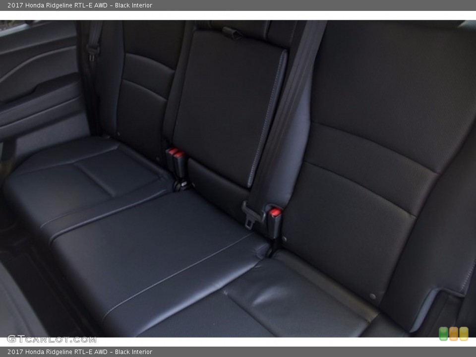 Black Interior Rear Seat for the 2017 Honda Ridgeline RTL-E AWD #117104341