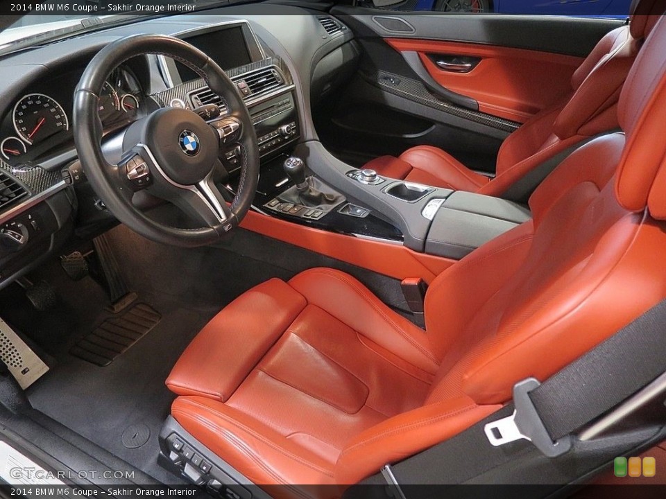 Sakhir Orange Interior Photo for the 2014 BMW M6 Coupe #117106045