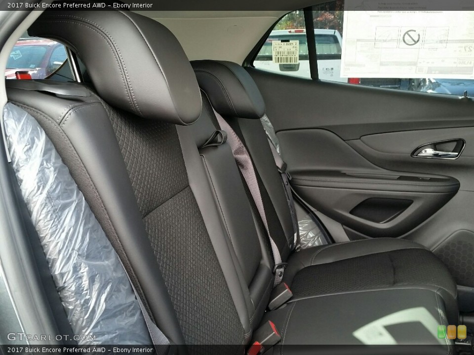 Ebony Interior Rear Seat for the 2017 Buick Encore Preferred AWD #117109867
