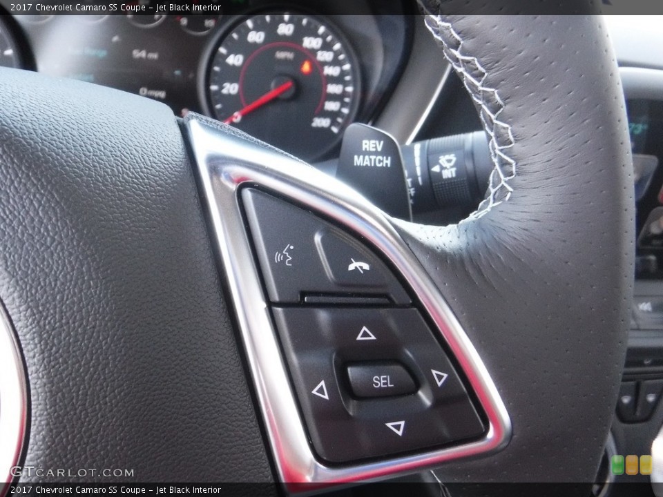 Jet Black Interior Controls for the 2017 Chevrolet Camaro SS Coupe #117110458