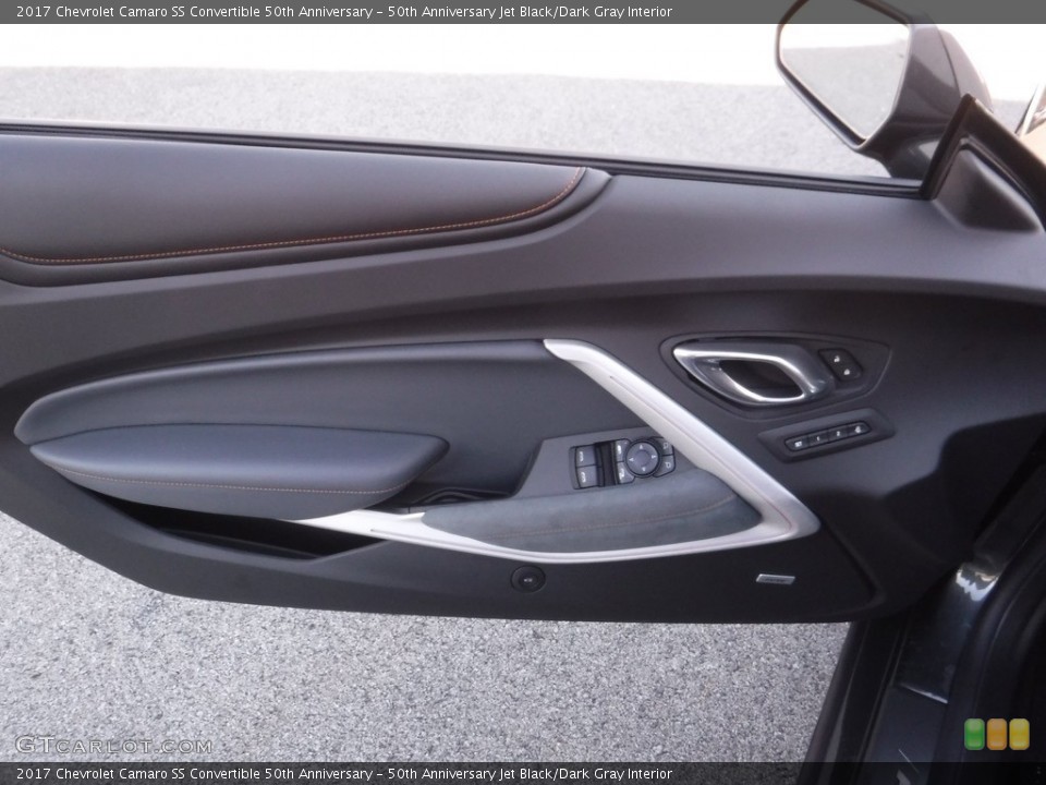 50th Anniversary Jet Black/Dark Gray Interior Door Panel for the 2017 Chevrolet Camaro SS Convertible 50th Anniversary #117111034