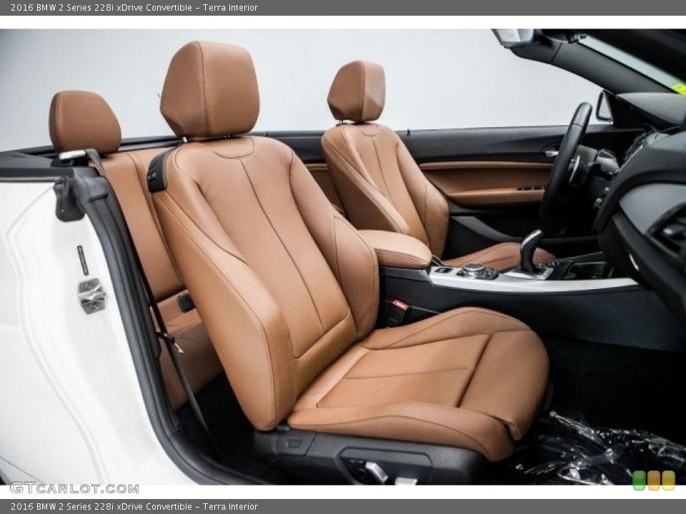 Terra Interior Front Seat for the 2016 BMW 2 Series 228i xDrive Convertible #117111521