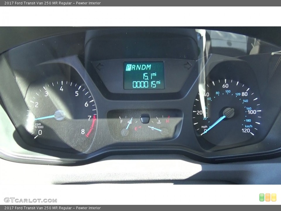 Pewter Interior Gauges for the 2017 Ford Transit Van 250 MR Regular #117111595