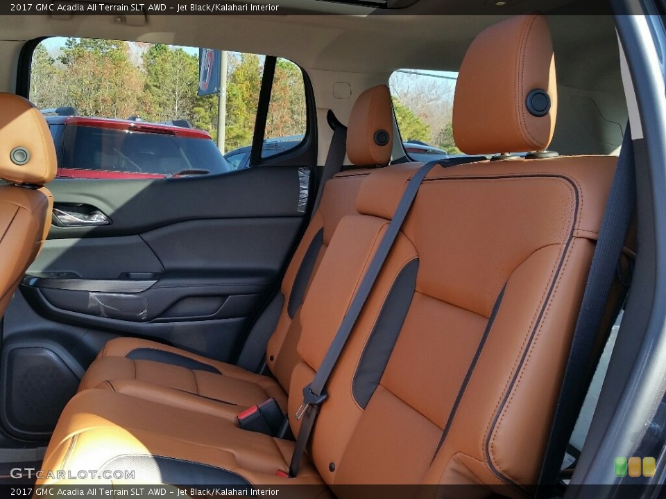 Jet Black/Kalahari Interior Rear Seat for the 2017 GMC Acadia All Terrain SLT AWD #117114412