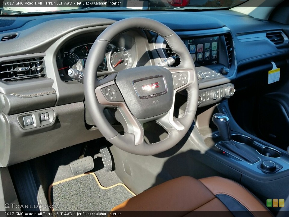 Jet Black/Kalahari Interior Dashboard for the 2017 GMC Acadia All Terrain SLT AWD #117114445