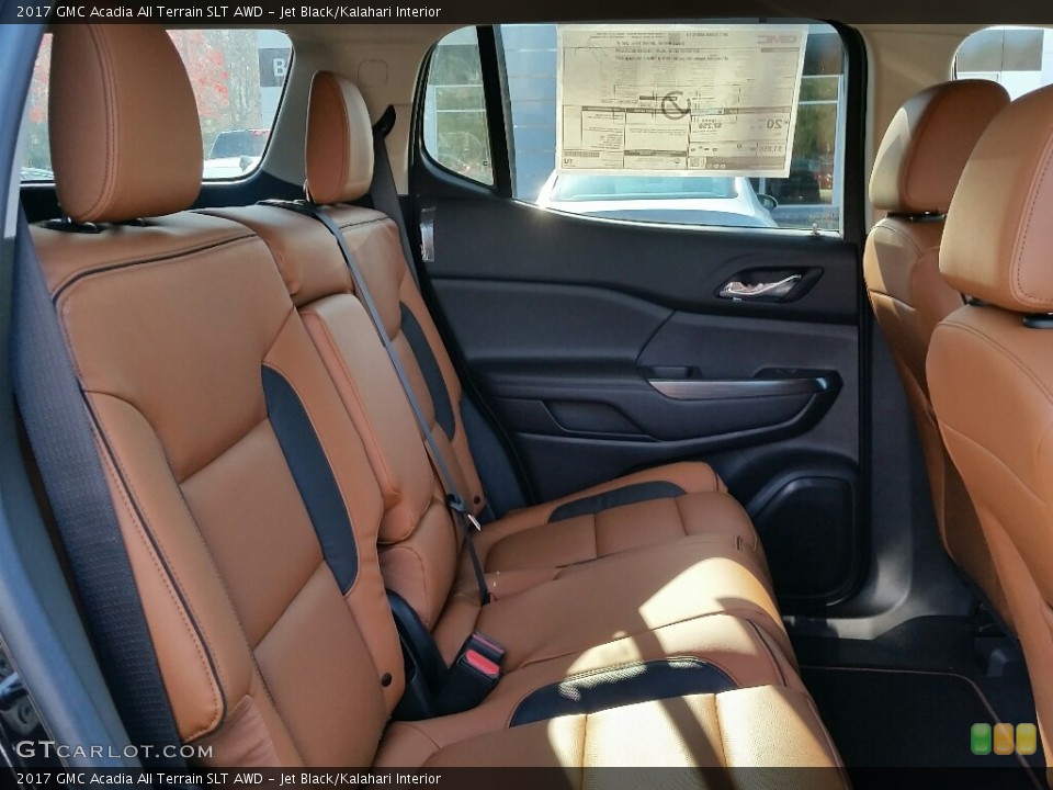 Jet Black/Kalahari Interior Rear Seat for the 2017 GMC Acadia All Terrain SLT AWD #117114739