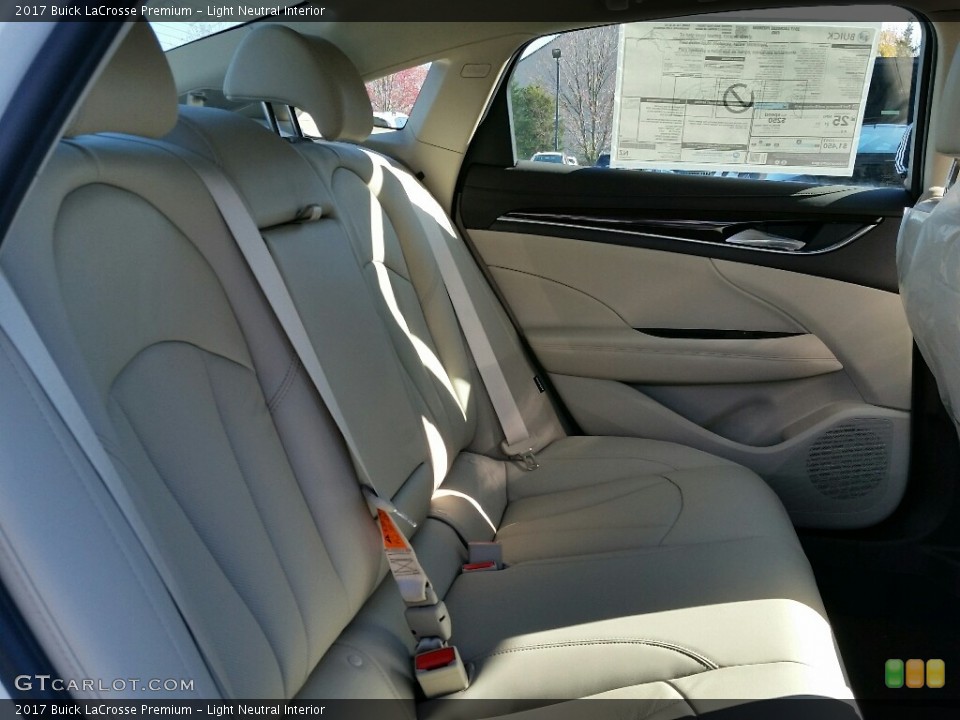 Light Neutral Interior Rear Seat for the 2017 Buick LaCrosse Premium #117115057