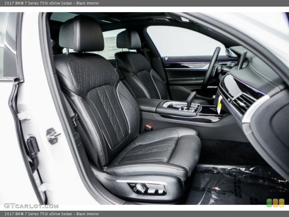 Black Interior Photo for the 2017 BMW 7 Series 750i xDrive Sedan #117115303
