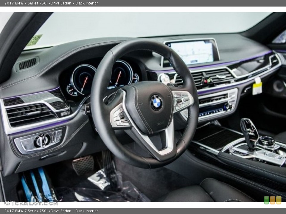 Black Interior Dashboard for the 2017 BMW 7 Series 750i xDrive Sedan #117115369