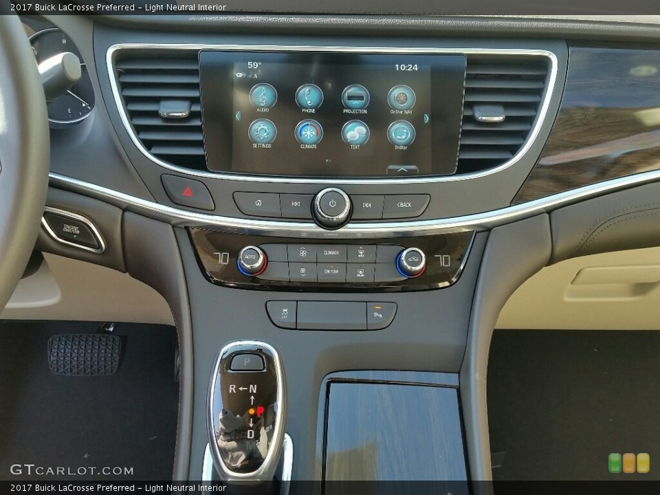 Light Neutral Interior Controls for the 2017 Buick LaCrosse Preferred #117115456