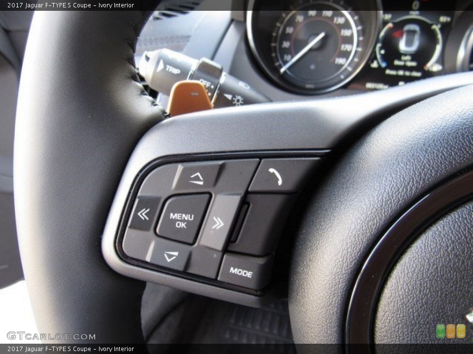 Ivory Interior Controls for the 2017 Jaguar F-TYPE S Coupe #117122119