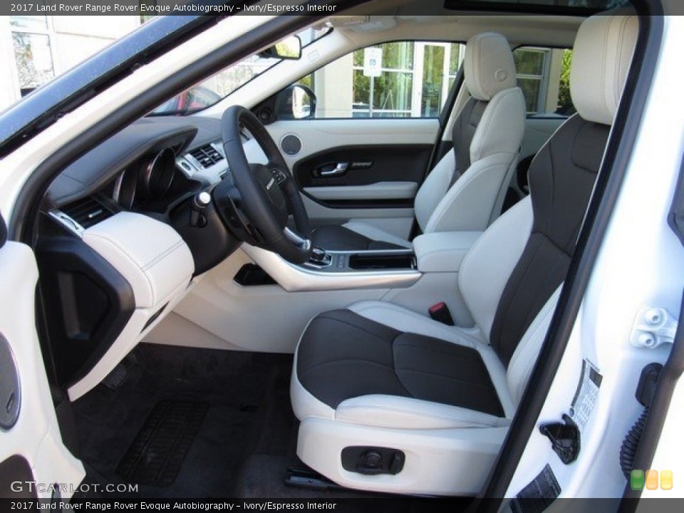 Ivory/Espresso Interior Photo for the 2017 Land Rover Range Rover Evoque Autobiography #117123583