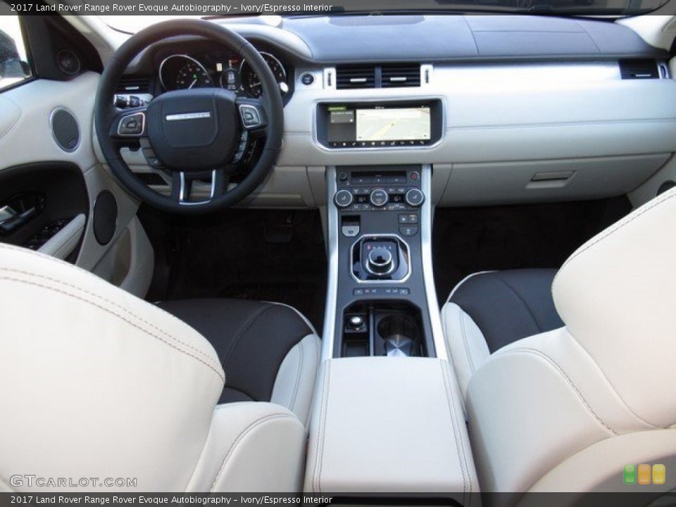 Ivory/Espresso Interior Dashboard for the 2017 Land Rover Range Rover Evoque Autobiography #117123598