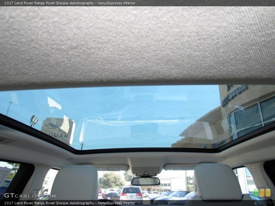 Ivory/Espresso Interior Sunroof for the 2017 Land Rover Range Rover Evoque Autobiography #117123766