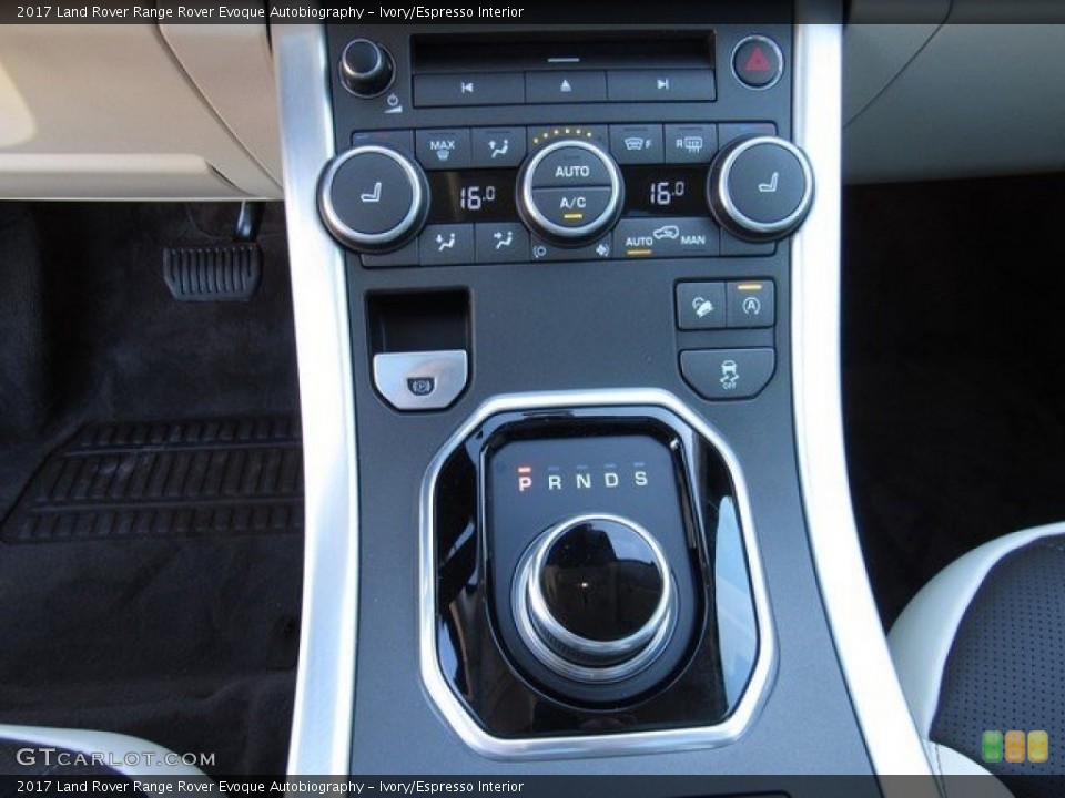 Ivory/Espresso Interior Transmission for the 2017 Land Rover Range Rover Evoque Autobiography #117123781