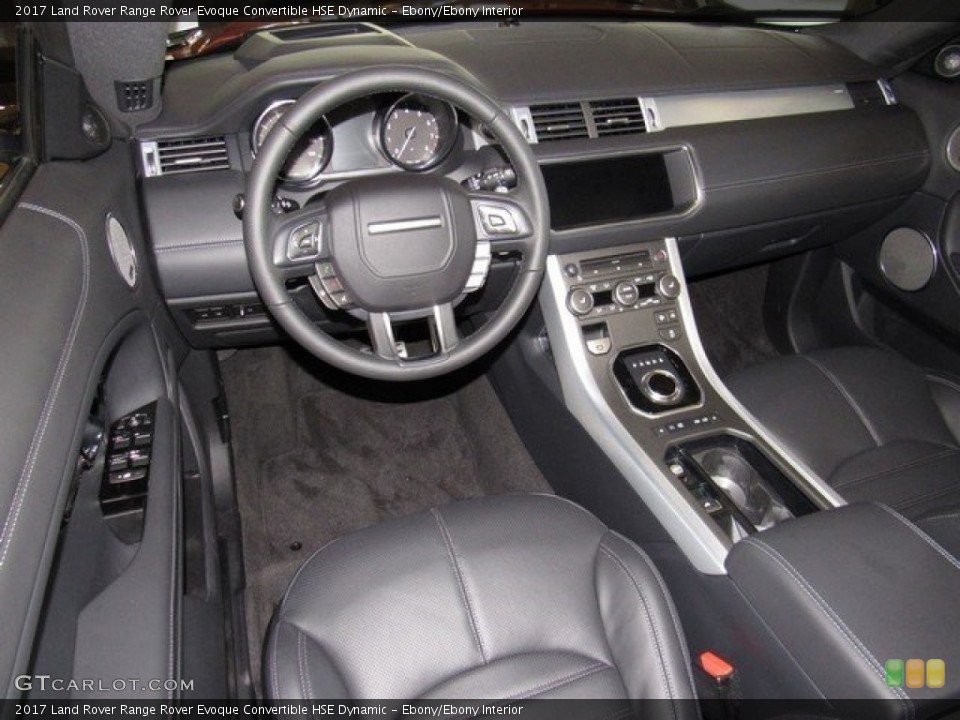 Ebony/Ebony Interior Dashboard for the 2017 Land Rover Range Rover Evoque Convertible HSE Dynamic #117123967