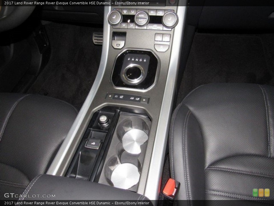 Ebony/Ebony Interior Controls for the 2017 Land Rover Range Rover Evoque Convertible HSE Dynamic #117124000