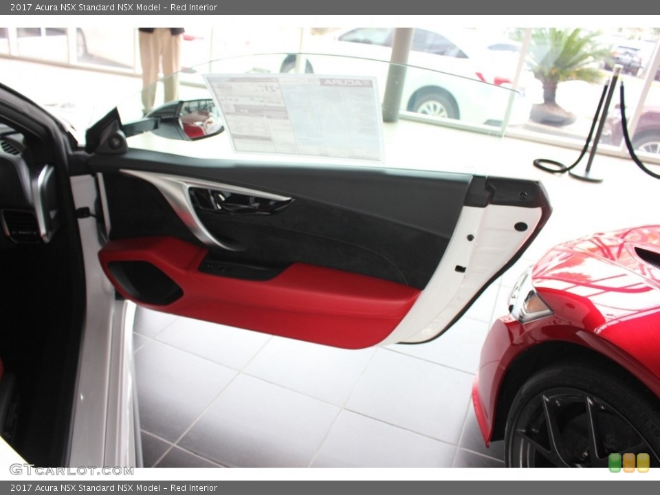 Red Interior Door Panel for the 2017 Acura NSX  #117127591