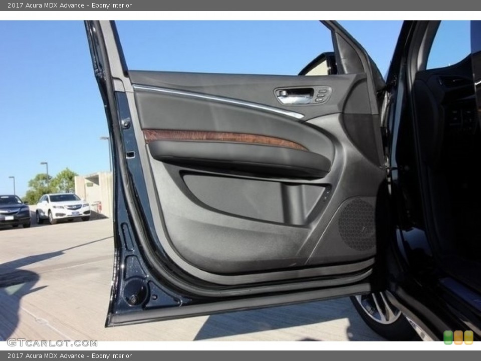 Ebony Interior Door Panel for the 2017 Acura MDX Advance #117128503