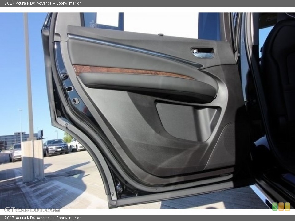 Ebony Interior Door Panel for the 2017 Acura MDX Advance #117128530