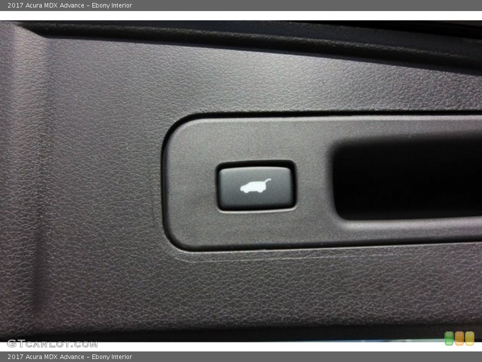 Ebony Interior Controls for the 2017 Acura MDX Advance #117128554