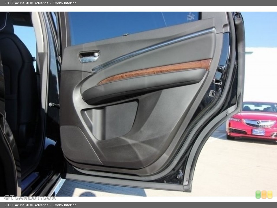 Ebony Interior Door Panel for the 2017 Acura MDX Advance #117128563