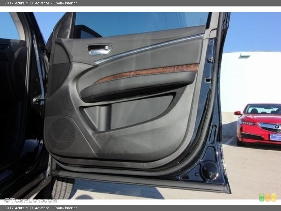 Ebony Interior Door Panel for the 2017 Acura MDX Advance #117128584