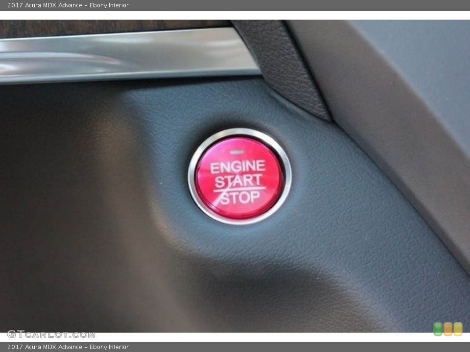 Ebony Interior Controls for the 2017 Acura MDX Advance #117128689