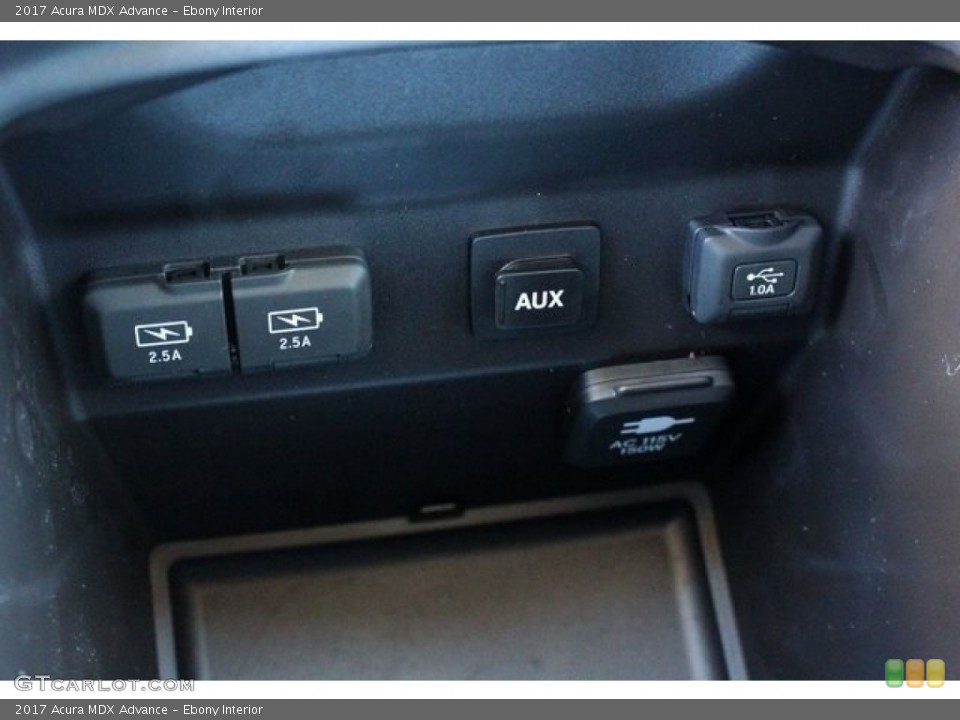 Ebony Interior Controls for the 2017 Acura MDX Advance #117128701