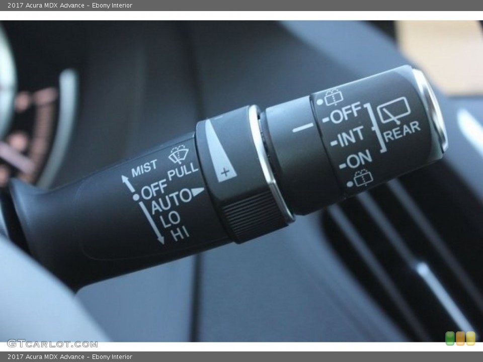 Ebony Interior Controls for the 2017 Acura MDX Advance #117128704
