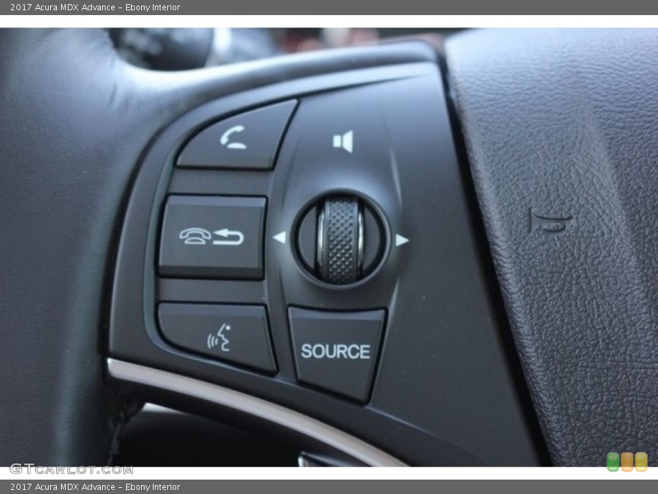 Ebony Interior Controls for the 2017 Acura MDX Advance #117128734