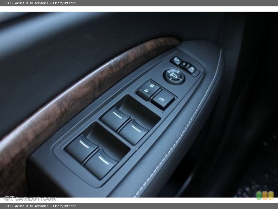 Ebony Interior Controls for the 2017 Acura MDX Advance #117128758