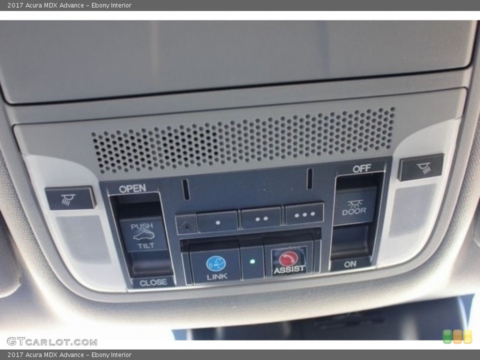 Ebony Interior Controls for the 2017 Acura MDX Advance #117128767
