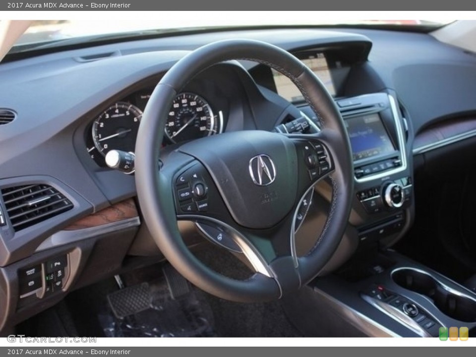 Ebony Interior Dashboard for the 2017 Acura MDX Advance #117128773