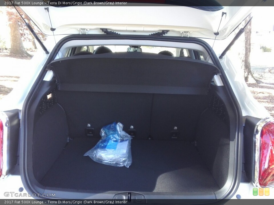 Testa Di Moro/Grigio (Dark Brown/Gray) Interior Trunk for the 2017 Fiat 500X Lounge #117132026
