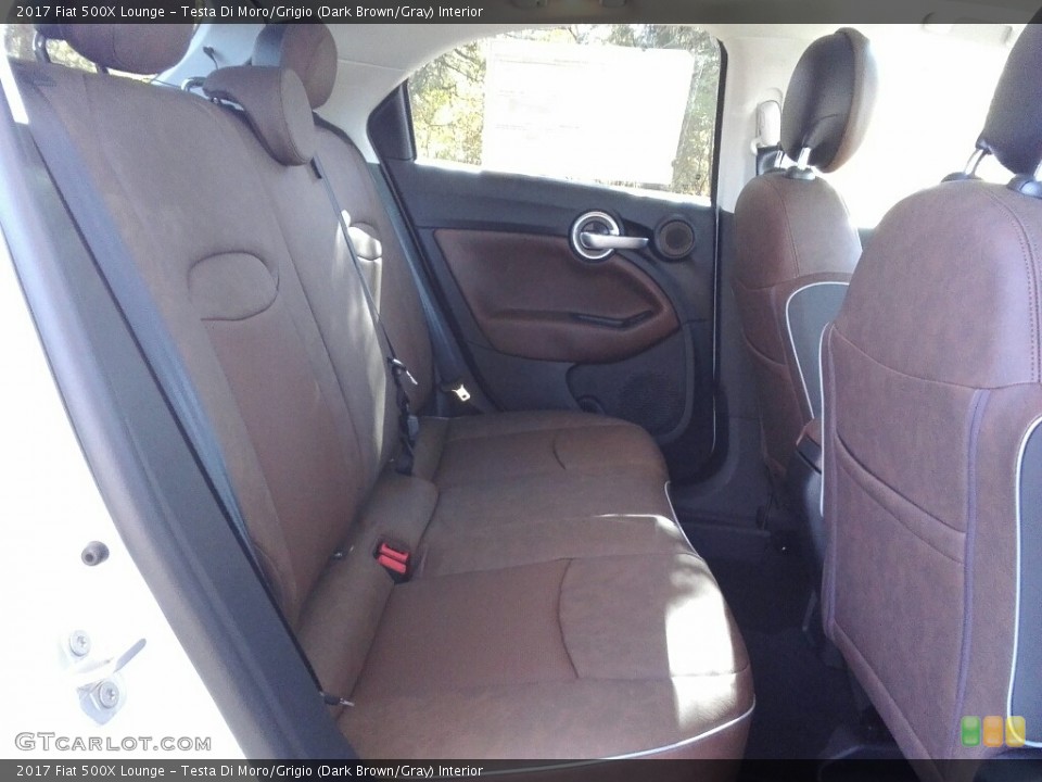 Testa Di Moro/Grigio (Dark Brown/Gray) Interior Rear Seat for the 2017 Fiat 500X Lounge #117132053