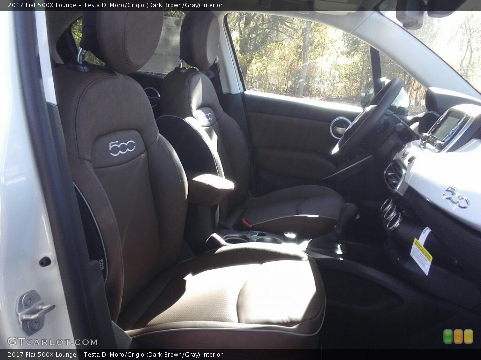 Testa Di Moro/Grigio (Dark Brown/Gray) Interior Front Seat for the 2017 Fiat 500X Lounge #117132083