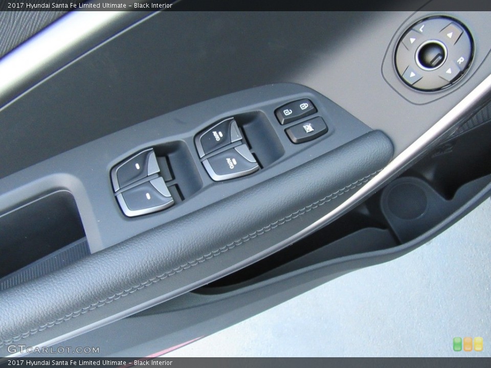Black Interior Controls for the 2017 Hyundai Santa Fe Limited Ultimate #117132971