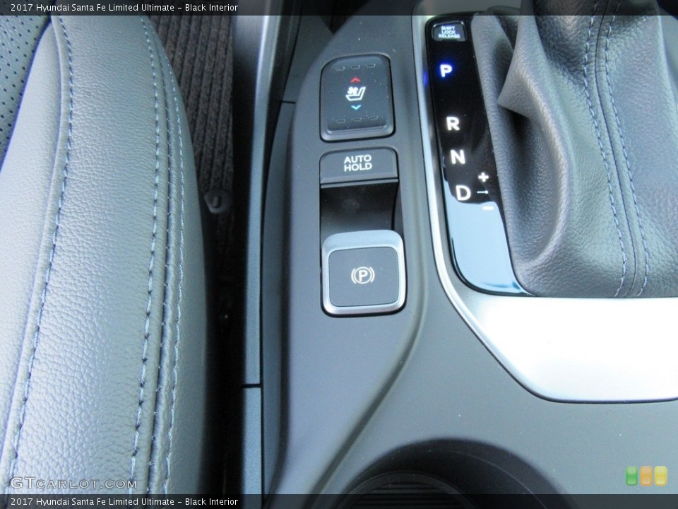 Black Interior Controls for the 2017 Hyundai Santa Fe Limited Ultimate #117133205