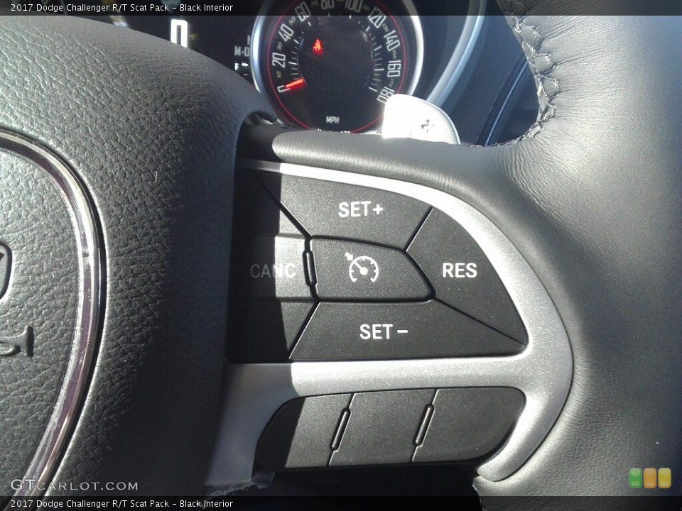 Black Interior Controls for the 2017 Dodge Challenger R/T Scat Pack #117134621